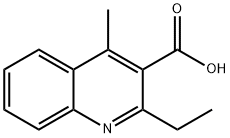 3-Quinolinecarboxylic acid, 2-ethyl-4-methyl- Structure
