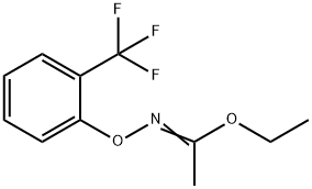 ethyl N-[2-(trifluoromethyl)phenoxy]ethanecarboximidate Structure