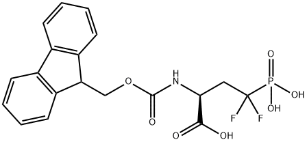 (9H-Fluoren-9-yl)MethOxy]Carbonyl L-Ala(CF2PH2O3)-OH Structure