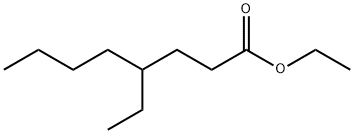 Octanoic acid, 4-ethyl-, ethyl ester Structure