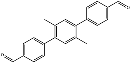 2′,5′-二甲基-[1,1′:4′,1'-三联苯] -4,4'-二甲醛 结构式