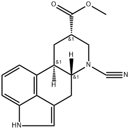 6-Cyano-Methyl Ergolene Acid Struktur