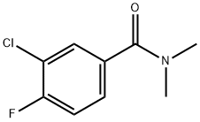 Benzamide, 3-chloro-4-fluoro-N,N-dimethyl- Structure