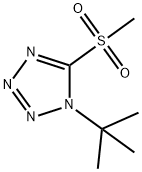 1-(tert-Butyl)-5-(methylsulfonyl)-1H-tetrazole Structure