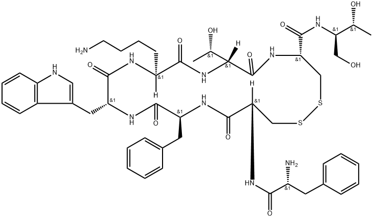 Octreotide Impurity, 87759-89-5, 结构式