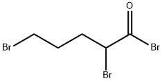 Pentanoyl bromide, 2,5-dibromo- Structure