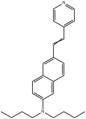 2-Naphthalenamine, N,N-dibutyl-6-[2-(4-pyridinyl)ethenyl]- 结构式