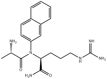 H-Ala-Arg-βNA · 2 HCl Structure