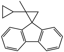 Spiro[cyclopropane-1,9'-[9H]fluorene], 2-cyclopropyl-2-methyl- Structure
