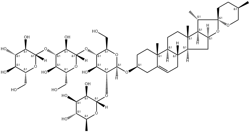 glucopyranosyl-(1-3)-deltonin Structure