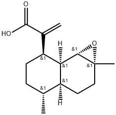 4,5-Epoxyartemisinic acid Struktur