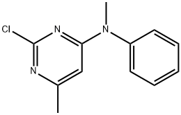 2-chloro-N,6-dimethyl-N-phenylpyrimidin-4-amine Structure