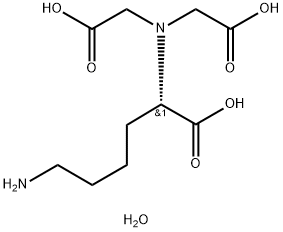 NΑ,NΑ-二(羧甲基)-L-赖氨酸 水合物, 941689-36-7, 结构式
