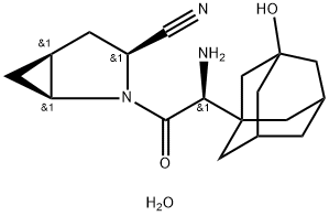 沙格列汀单水化合物, 945667-22-1, 结构式