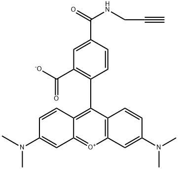 5-羧基四甲基罗丹明-炔烃 结构式