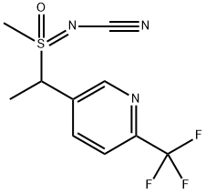 氟啶虫胺腈 结构式