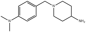 4-Piperidinamine, 1-[[4-(dimethylamino)phenyl]methyl]- Structure