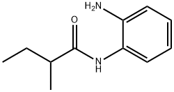 N-(2-アミノフェニル)-2-メチルブタンアミド 化学構造式