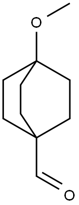 4-Methoxybicyclo<2.2.2>octane-1-carboxaldehyde Struktur