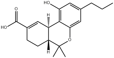 11-Nor-Δ9-Tetrahydro Cannabinol-9-carboxylic Acid Structure