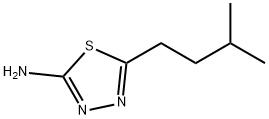 1,3,4-Thiadiazol-2-amine, 5-(3-methylbutyl)- Struktur