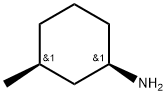 rel-3α*-メチル-1α*-シクロヘキサンアミン 化学構造式