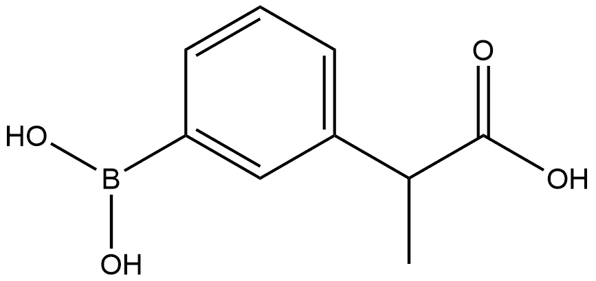Benzeneacetic acid, 3-borono-α-methyl-