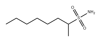 辛烷-2-磺酰胺 结构式