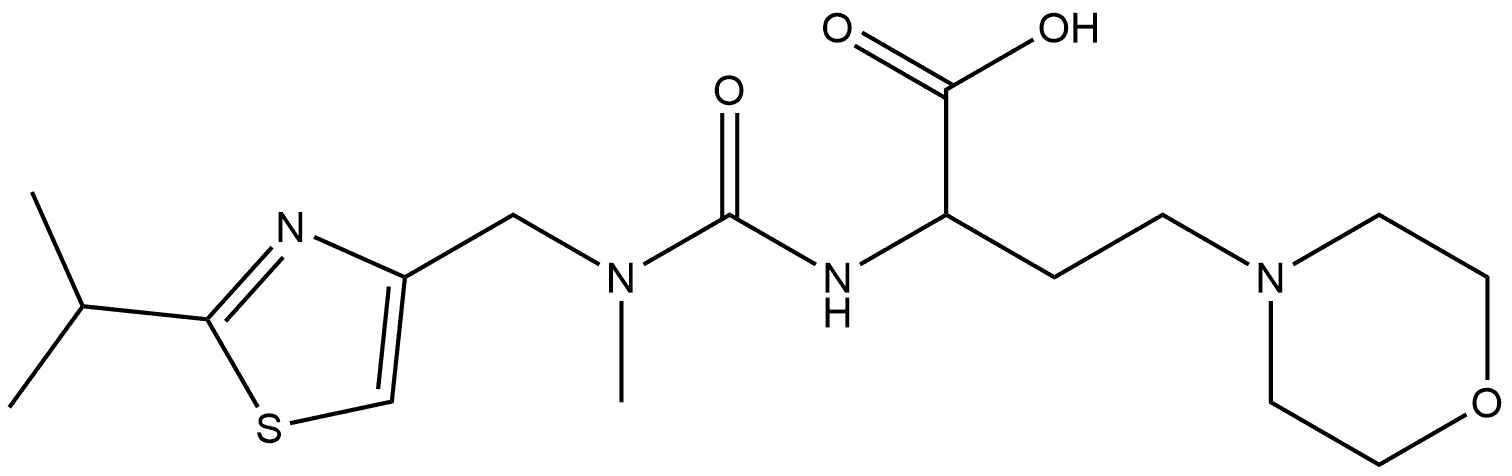 4-Morpholinebutanoic acid, α-[[[methyl[[2-(1-methylethyl)-4-thiazolyl]methyl]amino]carbonyl]amino]-
