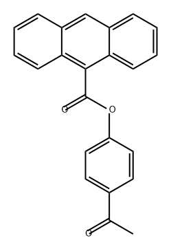 9-Anthracenecarboxylic acid, 4-acetylphenyl ester