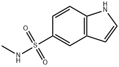 N-甲基-1H-吲哚-5-磺酰胺, 107144-39-8, 结构式