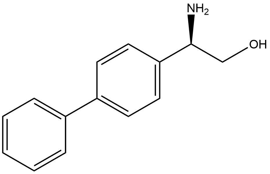 [1,1'-Biphenyl]-4-ethanol, β-amino-, (βR)- 结构式