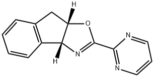 (3aR,8aS)-2-(Pyrimidin-2-yl)-3a,8a-dihydro-8H-indeno[1,2-d]oxazole Structure