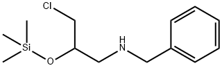 Benzenemethanamine, N-[3-chloro-2-[(trimethylsilyl)oxy]propyl]- Structure