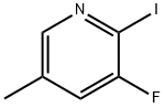 2-碘-3-氟-5-甲基吡啶, 1110540-18-5, 结构式