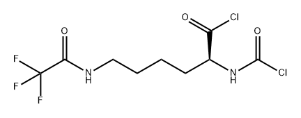 Hexanoyl chloride, 2-[(chlorocarbonyl)amino]-6-[(trifluoroacetyl)amino]-, (S)- (9CI)