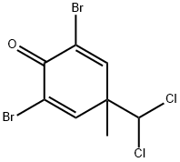 2,5-Cyclohexadien-1-one, 2,6-dibromo-4-(dichloromethyl)-4-methyl- Structure