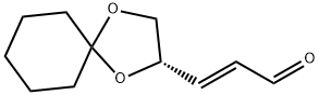 2-Propenal, 3-(2S)-1,4-dioxaspiro[4.5]dec-2-yl-, (2E)-