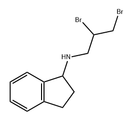 1H-Inden-1-amine, N-(2,3-dibromopropyl)-2,3-dihydro-