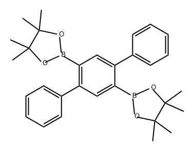 1,3,2-Dioxaborolane, 2,2'-[1,1':4',1''-terphenyl]-2',5'-diylbis[4,4,5,5-tetramethyl- Structure