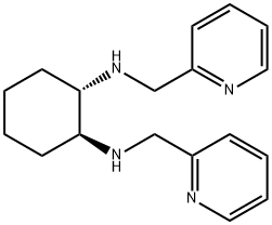 1,2-Cyclohexanediamine, N1,N2-bis(2-pyridinylmethyl)-, (1S,2S)- 结构式