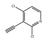 2,4-二氯-3-乙炔基吡啶 结构式
