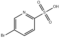5-溴吡啶-2-磺酸 结构式