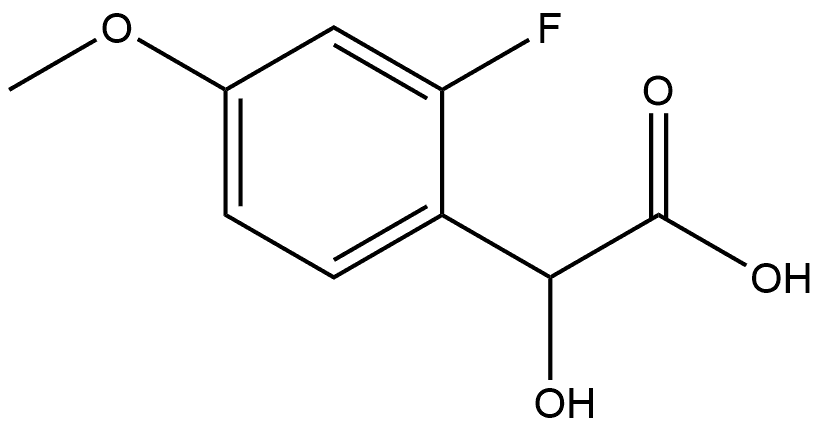 2-(2-氟-4-甲氧基苯基)-2-羟基乙酸 结构式