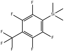 Benzene, 1,2,4,5-tetrafluoro-3-(trifluoromethyl)-6-(trimethylsilyl)- Structure