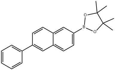 6-苯基萘-2-硼酸频哪醇酯 结构式