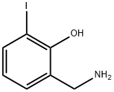 2-(Aminomethyl)-6-iodophenol 结构式