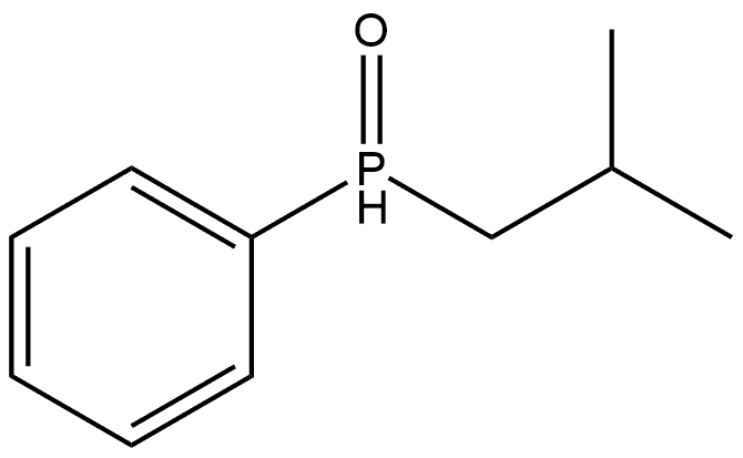 Phosphine oxide, (2-methylpropyl)phenyl- Structure