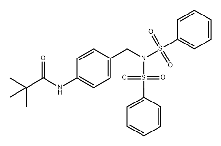 Propanamide, N-[4-[[bis(phenylsulfonyl)amino]methyl]phenyl]-2,2-dimethyl-