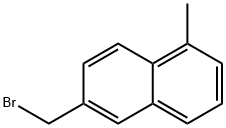 6-溴甲基-1-甲基萘 结构式